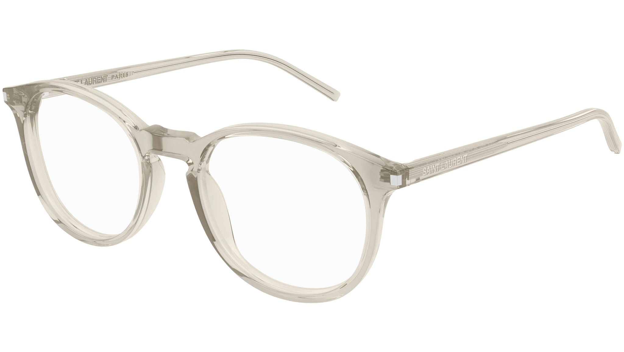 Occhiali da vista SAINT LAURENT Shiny transparent yellow