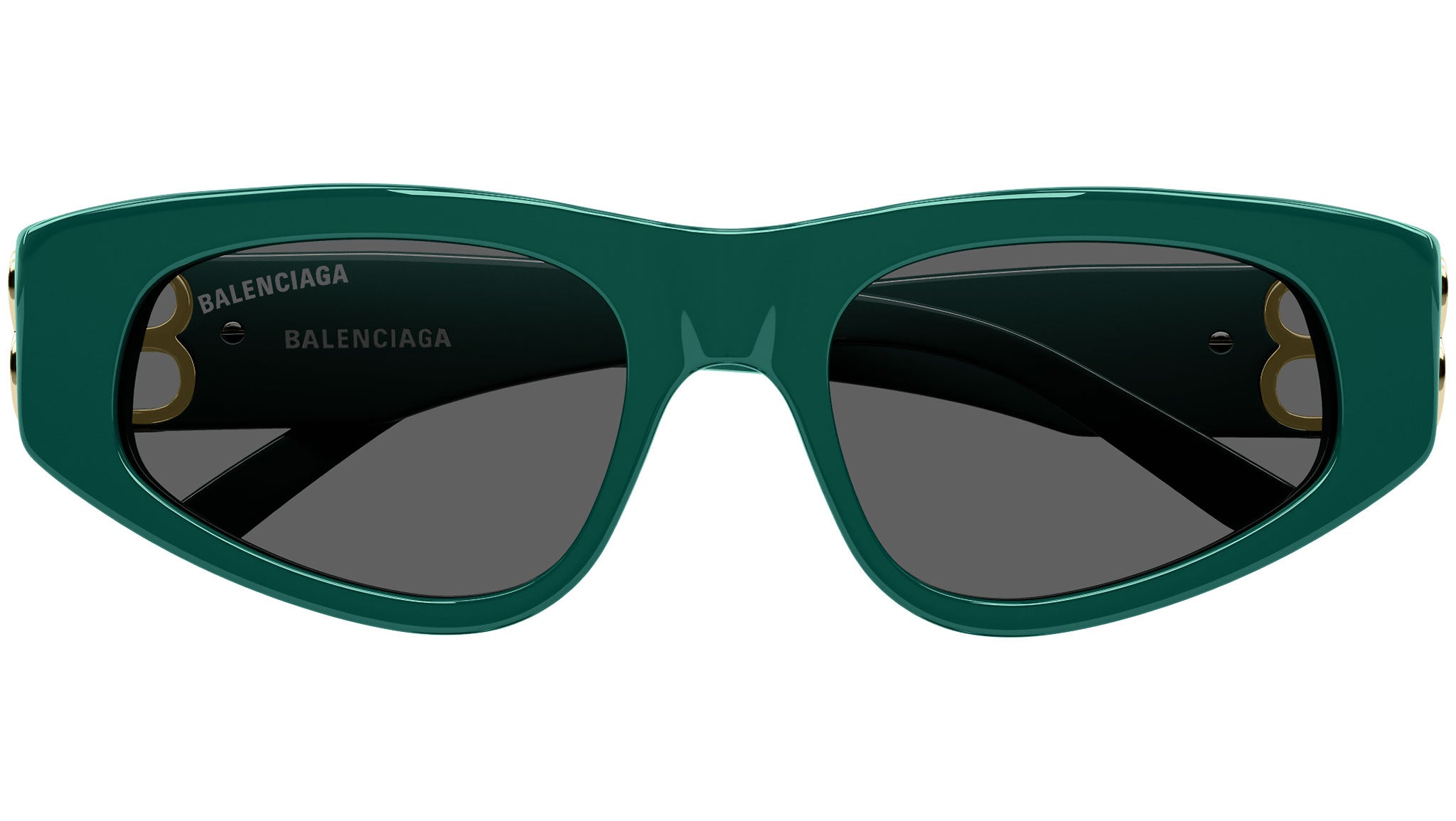 Occhiali da sole BALENCIAGA BB0095S Shiny solid green