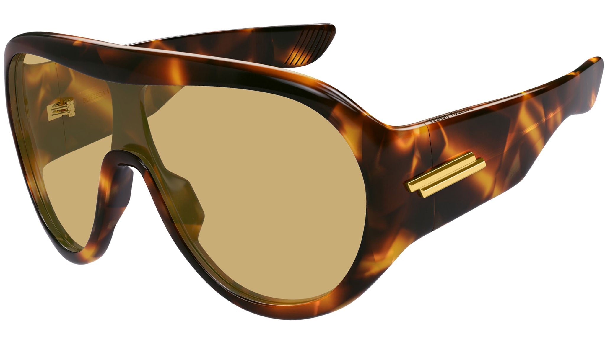 Occhiali da sole BOTTEGA VENETA BV1345S Shiny macro squared spotted havana