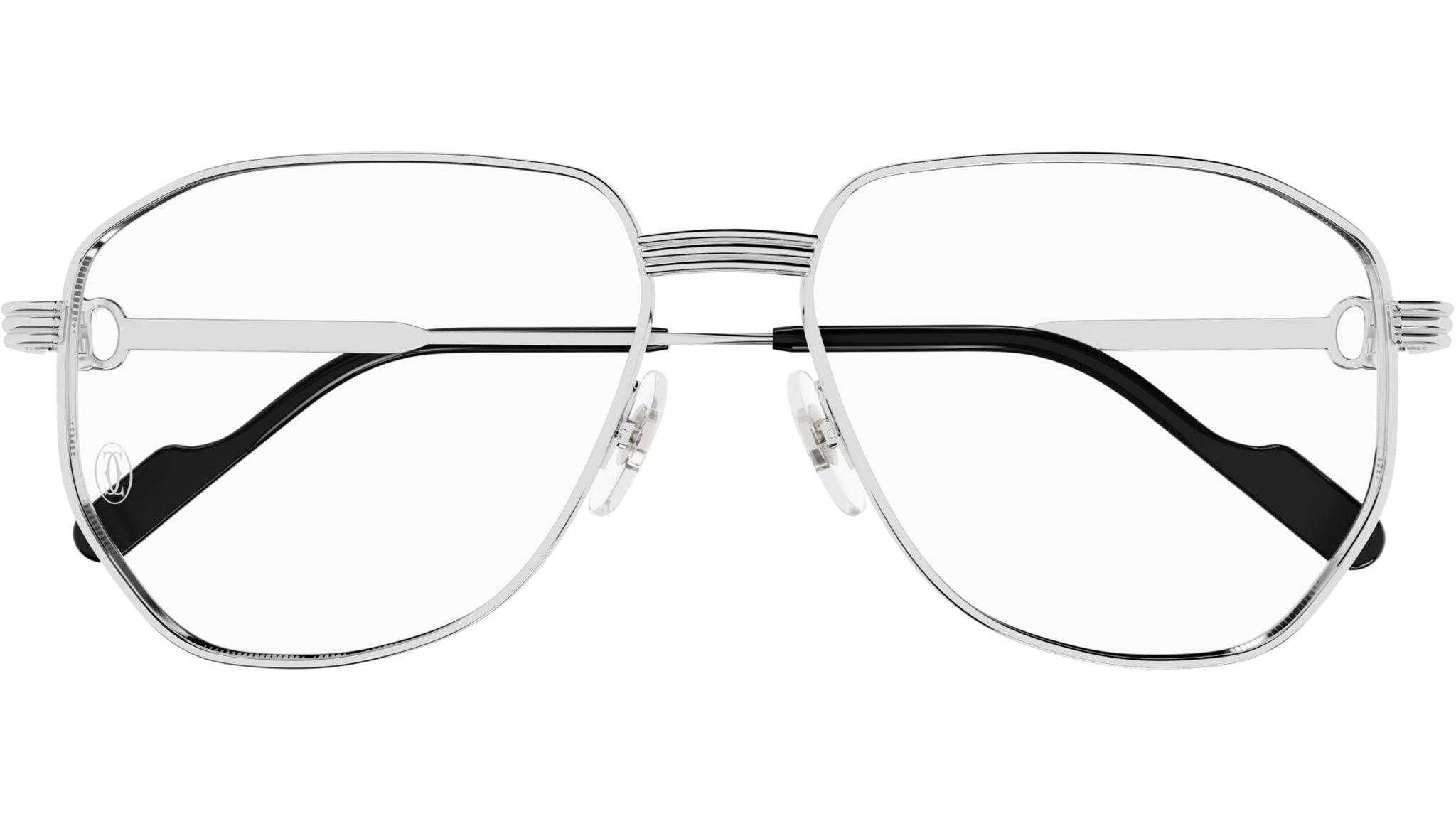 Occhiali da vista CARTIER CT0484O Smooth platinum finish