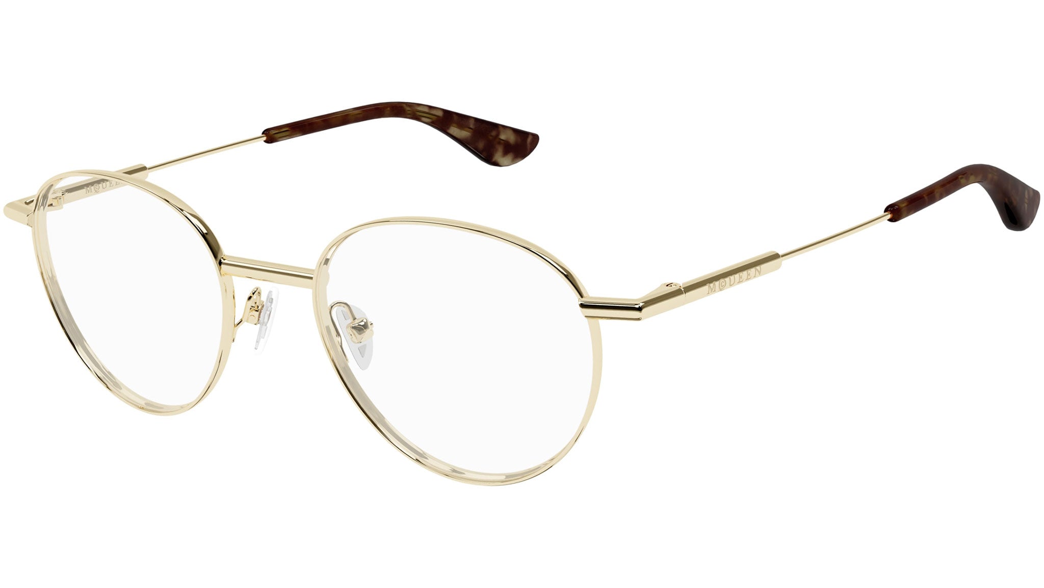 Occhiali da vista ALEXANDER MCQUEEN AM0502O Shiny light gold