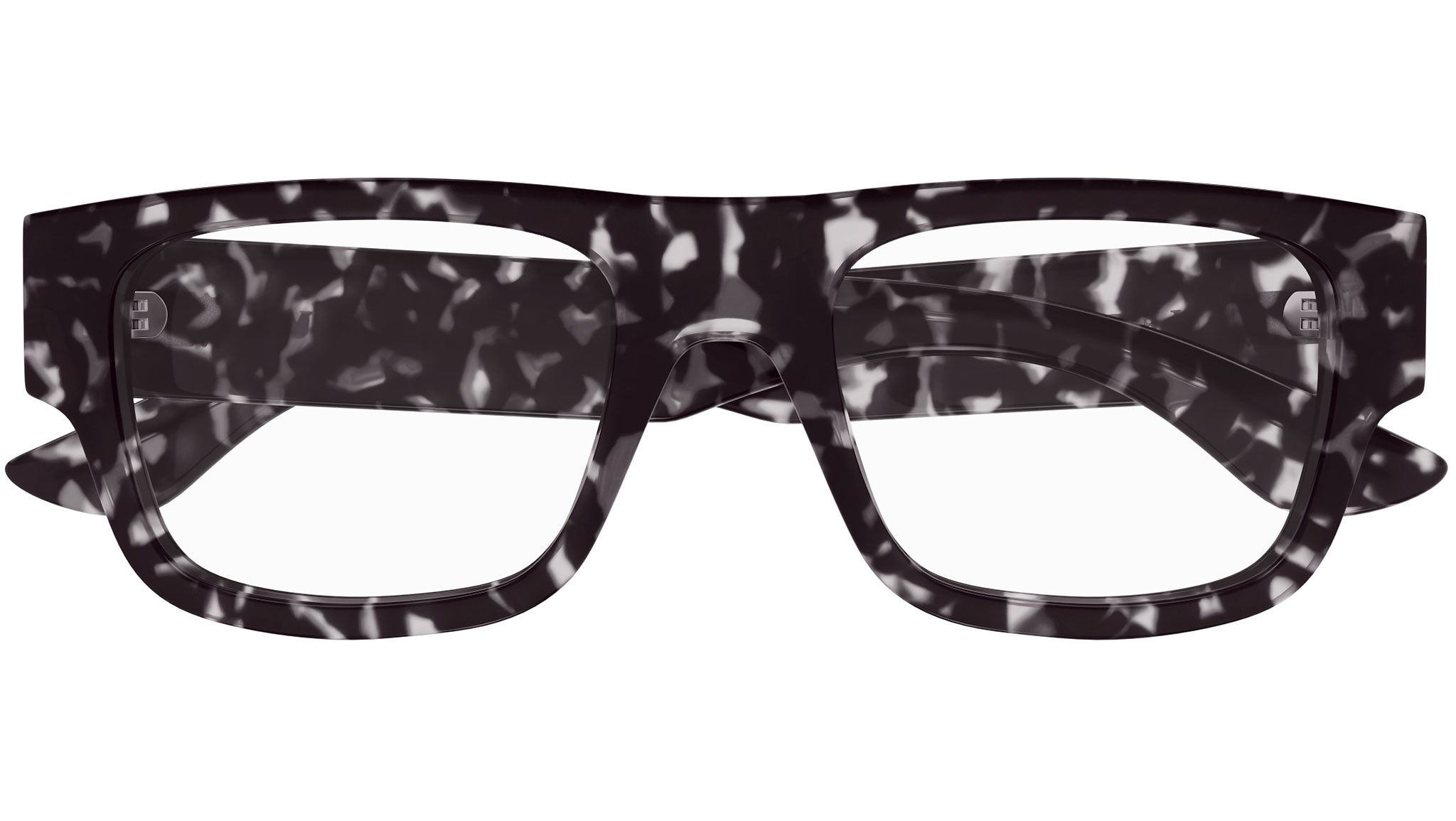 Occhiali da vista ALEXANDER MCQUEEN AM0511O Shiny grey dark havana
