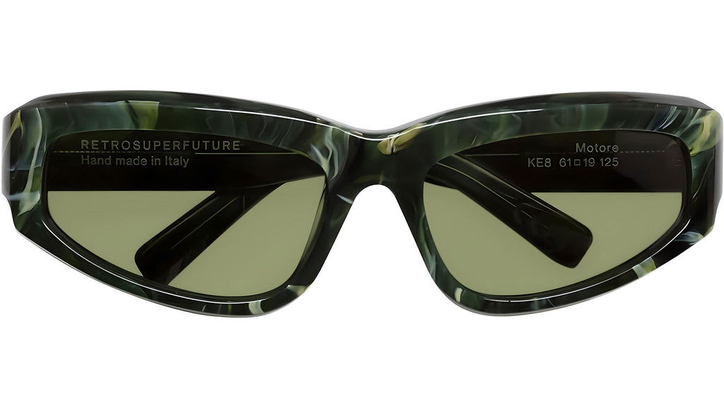 Occhiali RETROSUPERFUTURE Motore Green marbled