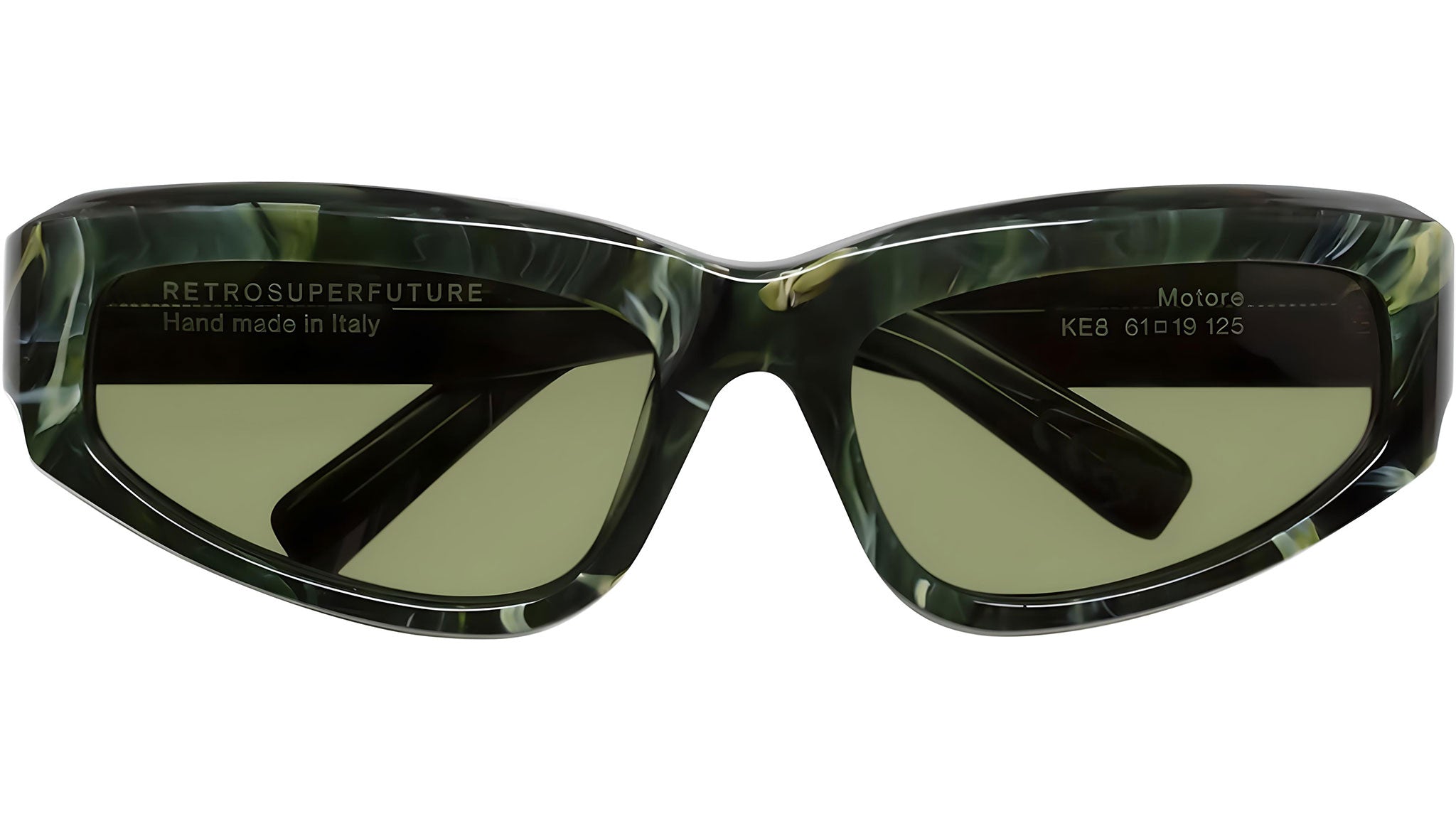 Occhiali RETROSUPERFUTURE Motore Green marbled