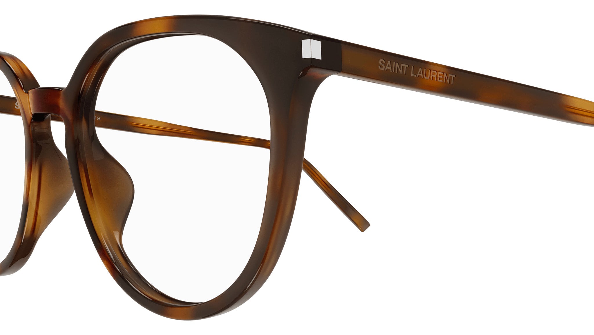 Occhiali da vista SAINT LAURENT SL681/F Shiny medium havana