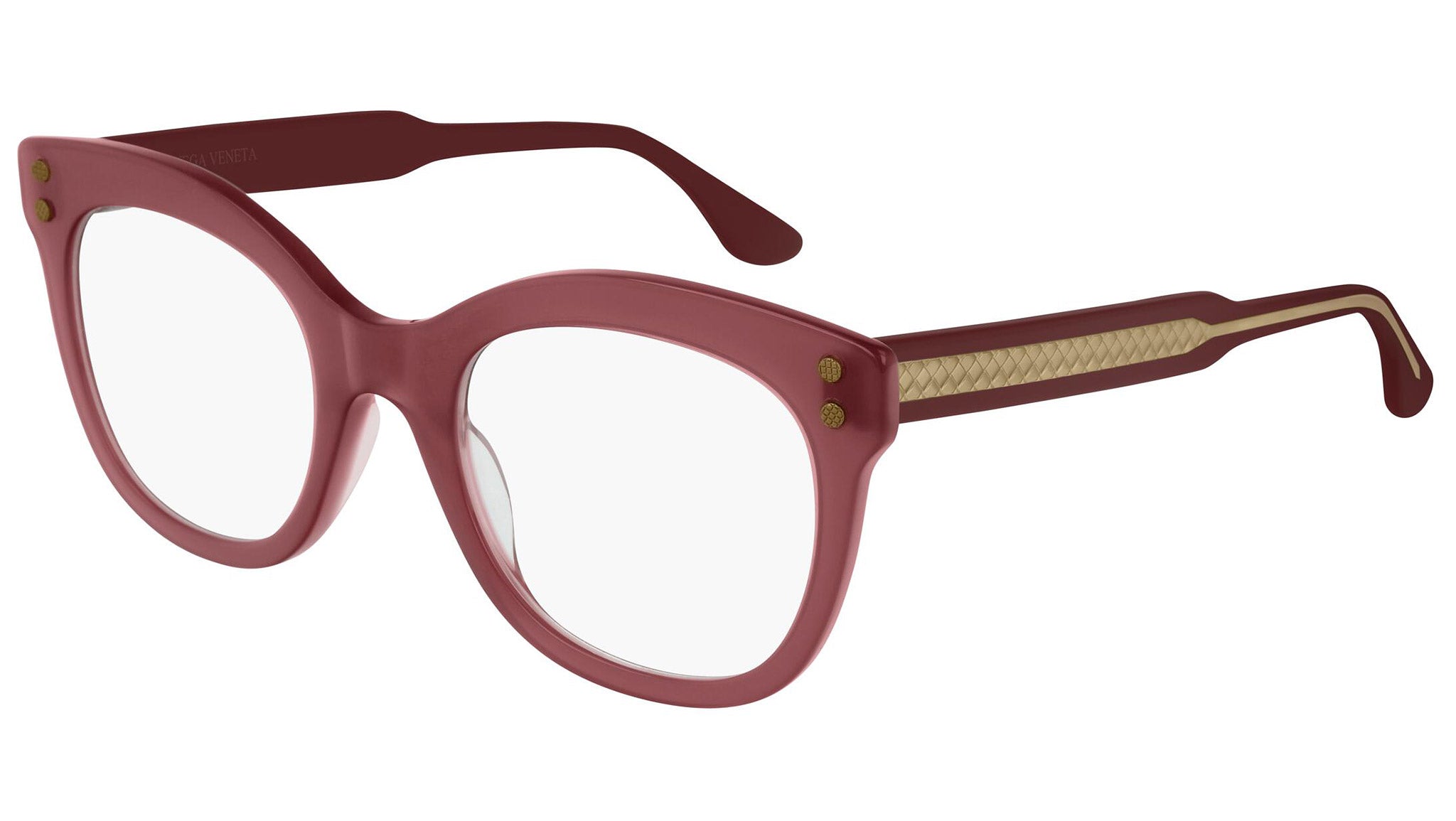 Occhiali da vista BOTTEGA VENETA BV0241O Shiny opal cyclamen