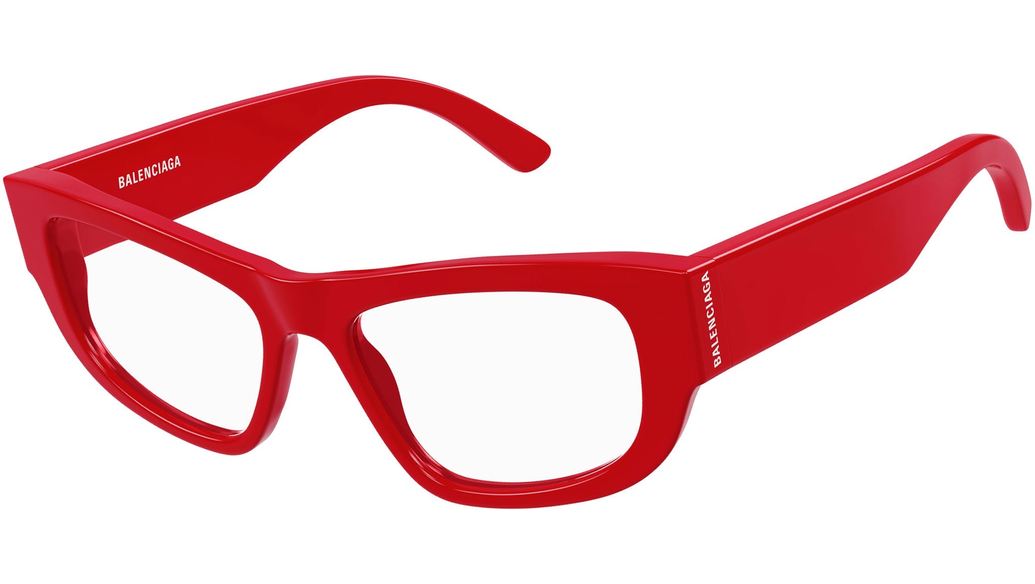 Occhiali da vista BALENCIAGA BB0303O Shiny solid red