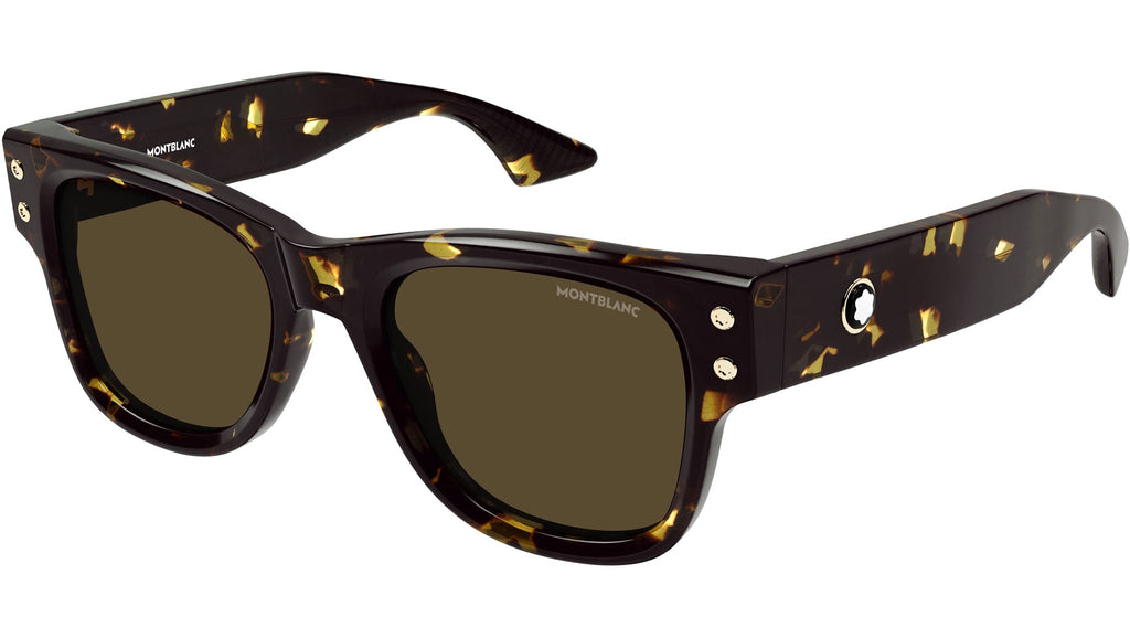 Occhiali da sole MONTBLANC MB0381S Shiny spotted havana