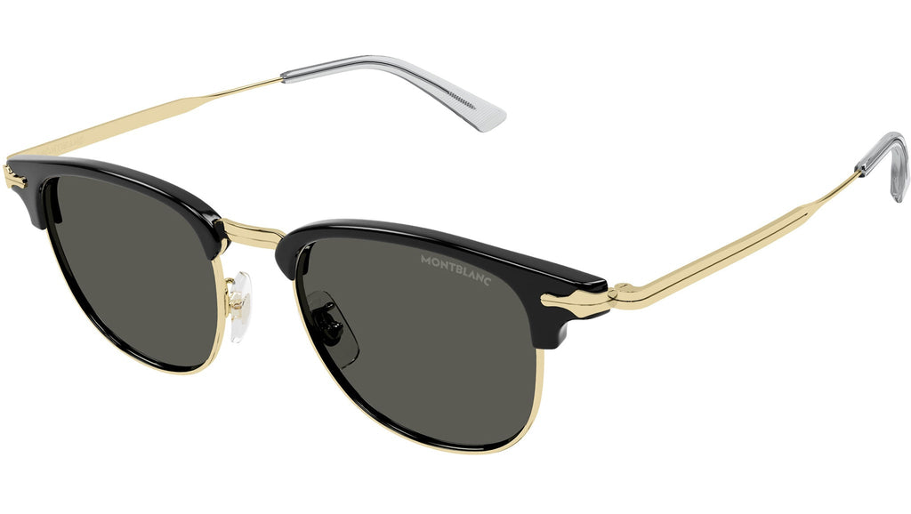 Occhiali da sole MONTBLANC MB0364S Shiny endura gold, shiny black ciliar