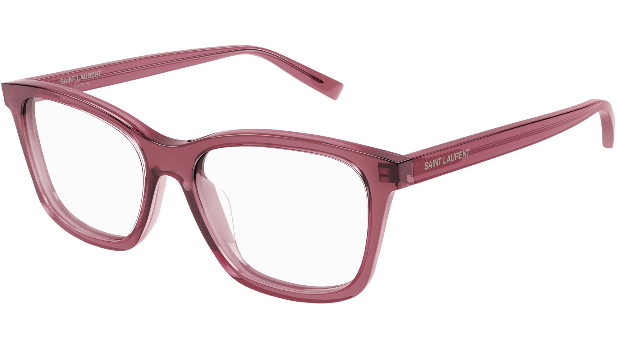 Occhiali da vista SAINT LAURENT SL482 Shiny transparent antique rose