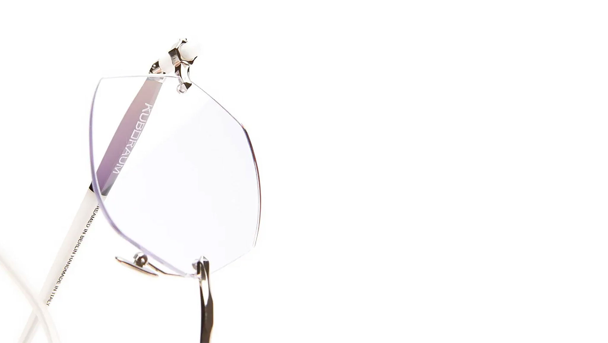Occhiali da vista KUBORAUM P59 Silver black shine cream