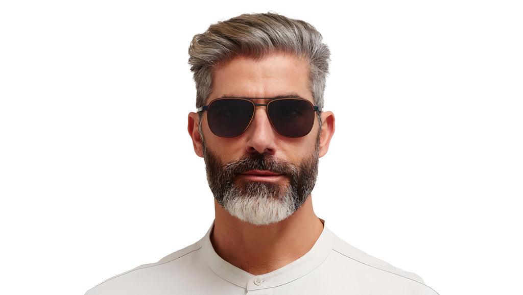Occhiali da sole MYKITA CALEB Indigo orange