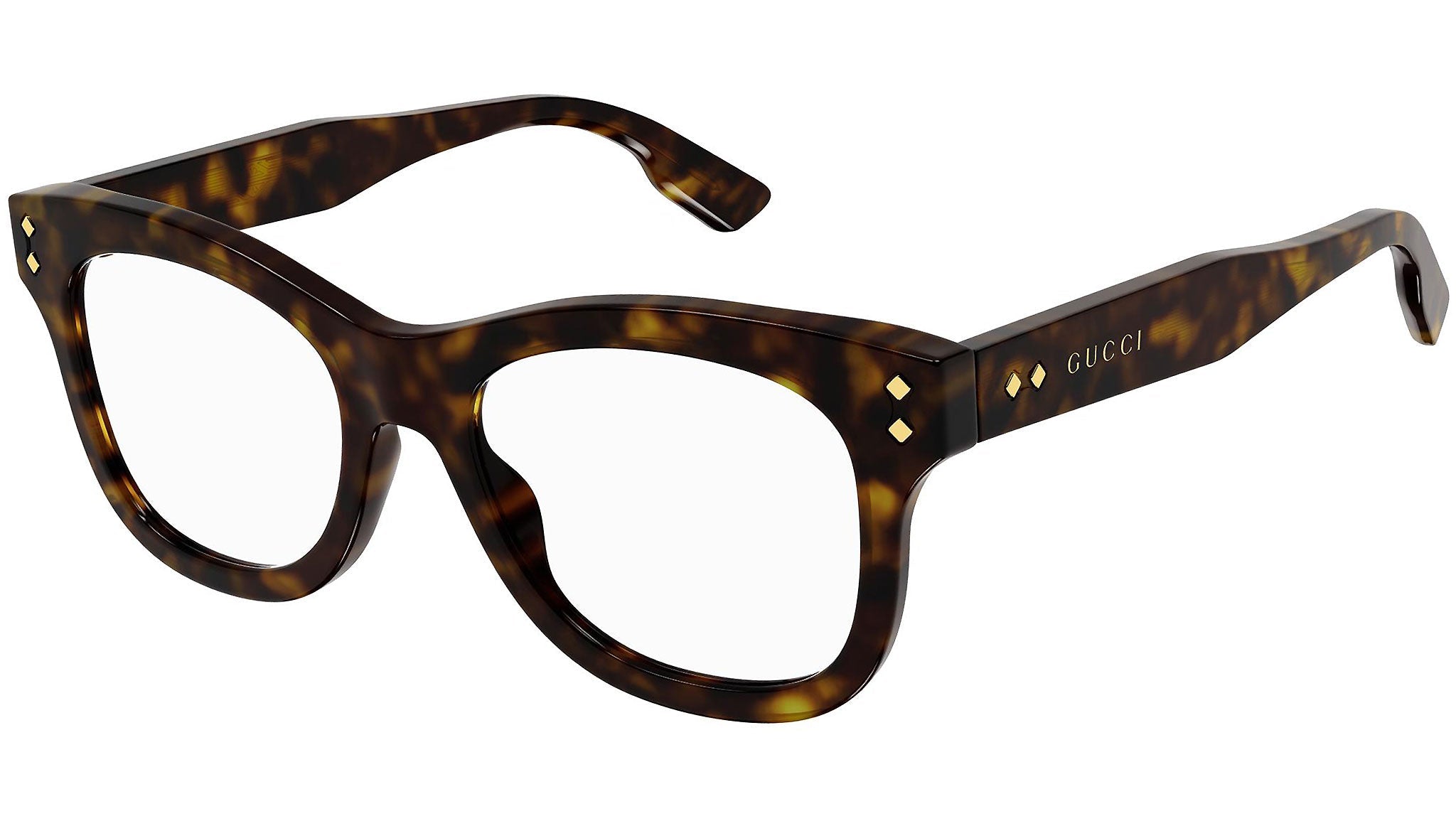 Occhiali da vista GUCCI GG1086O Shiny dark havana