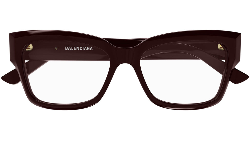 Occhiali da vista BALENCIAGA BB0274O Shiny solid dark wine red