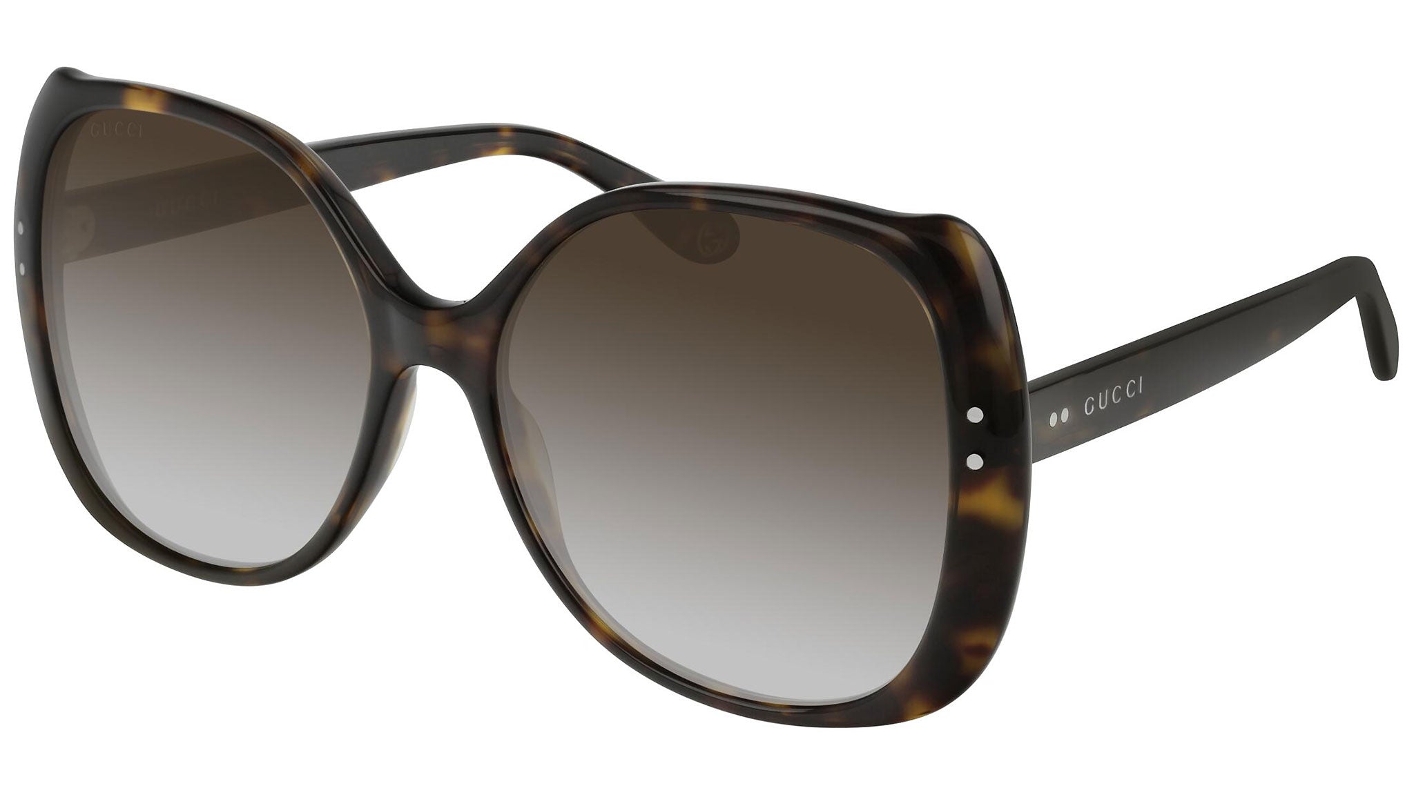 Occhiali da sole GUCCI GG0472S Shiny dark havana