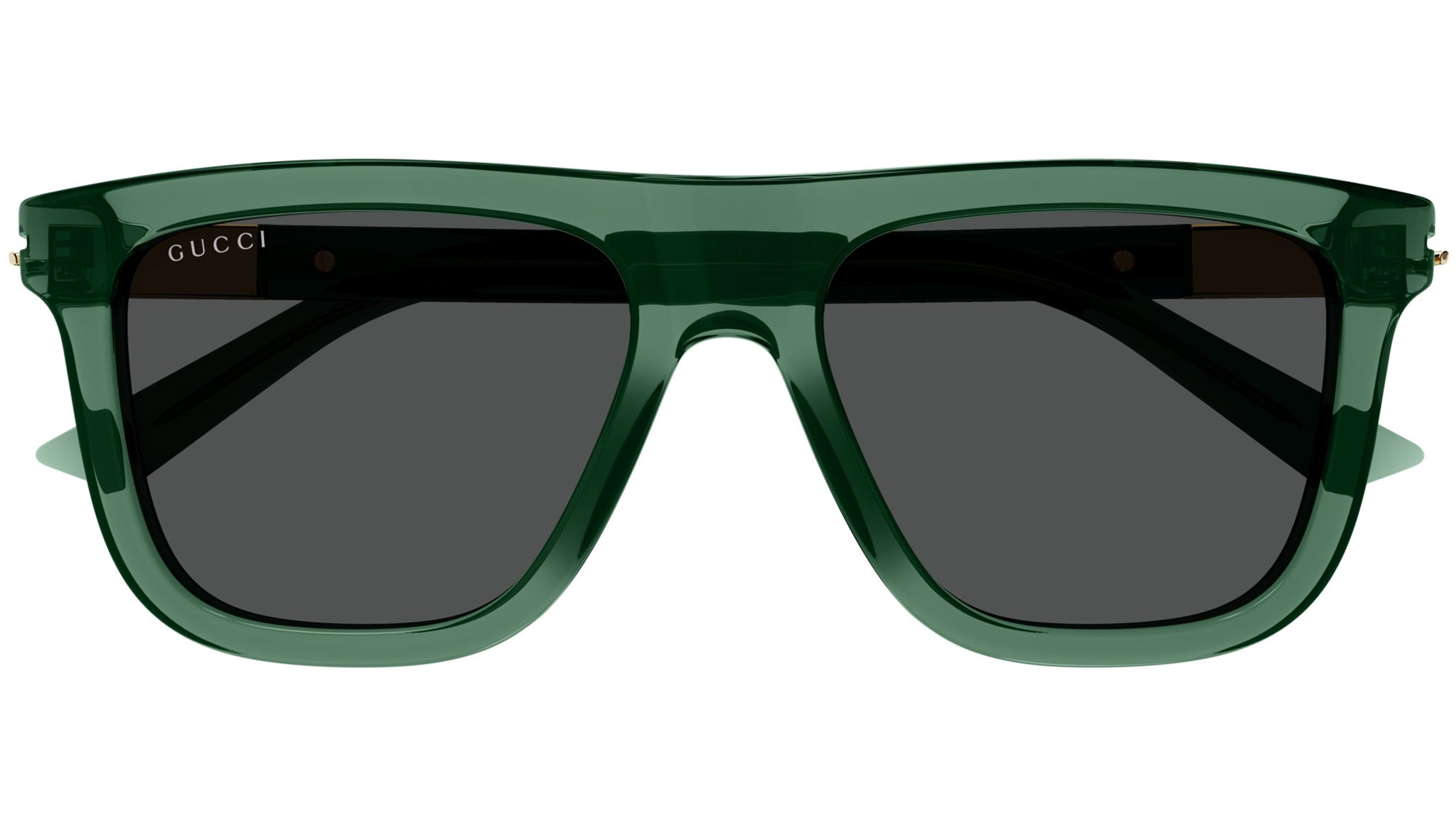 Occhiali da sole GUCCI GG1502S Shiny transparent bottle green