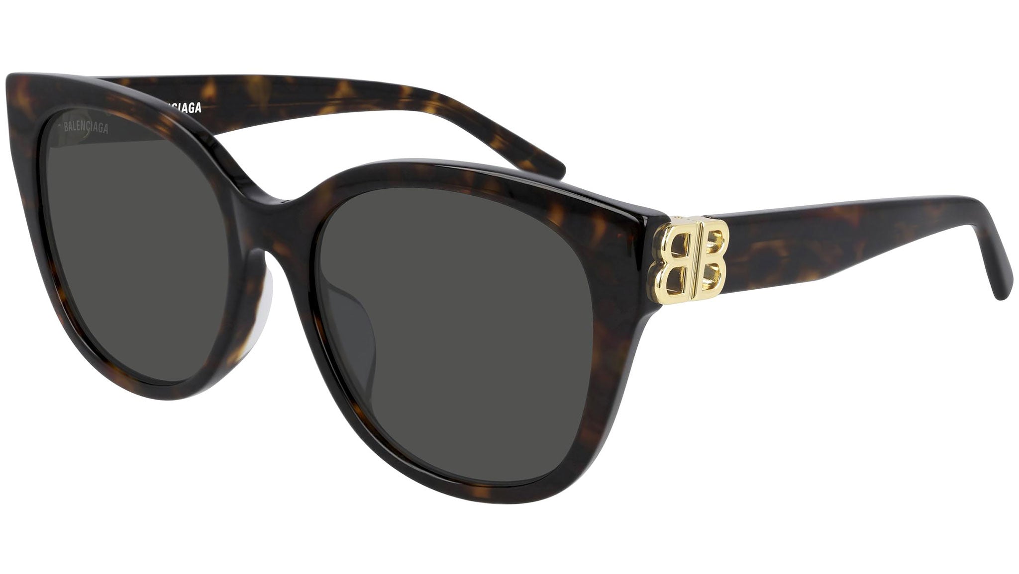 Occhiali da sole BALENCIAGA BB0103SA Shiny dark havana