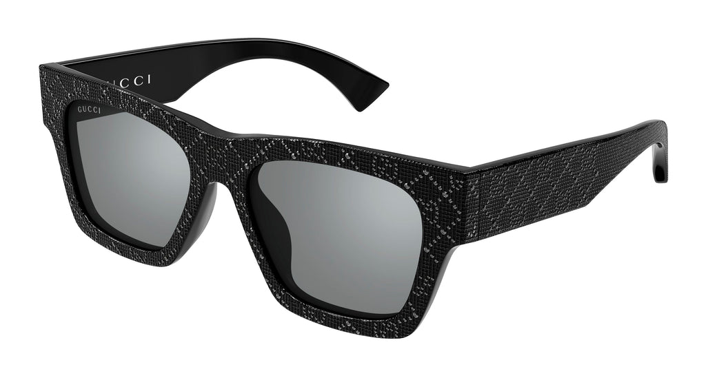 Occhiali da sole GUCCI GG1835S Shiny black with jet hematite strass shiny black