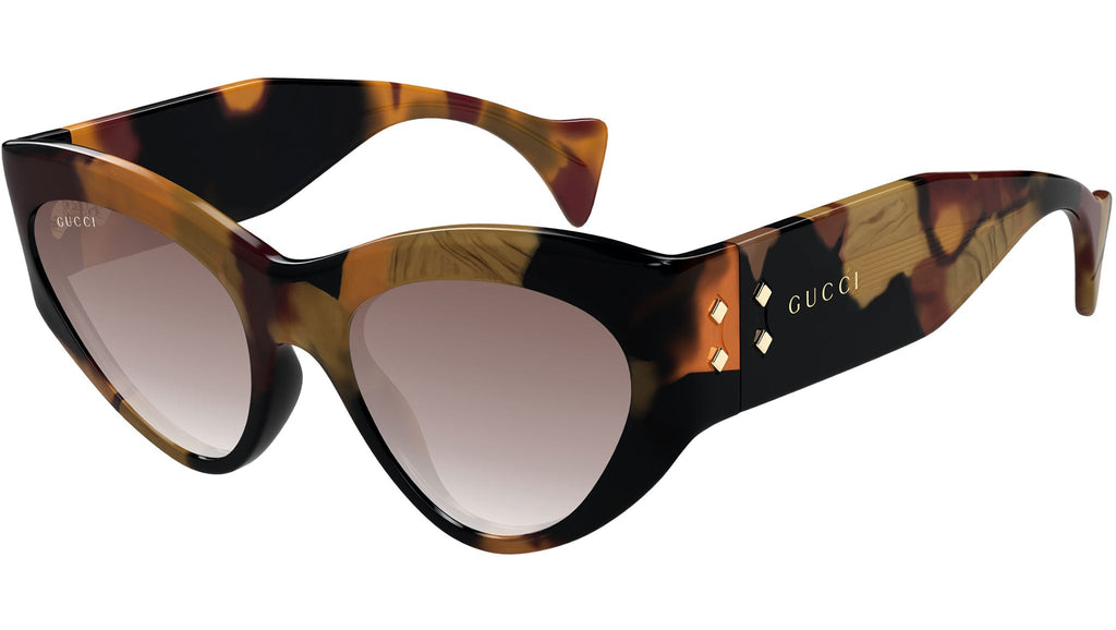 Occhiali da sole GUCCI GG1704S Shiny big spotted tartaruga