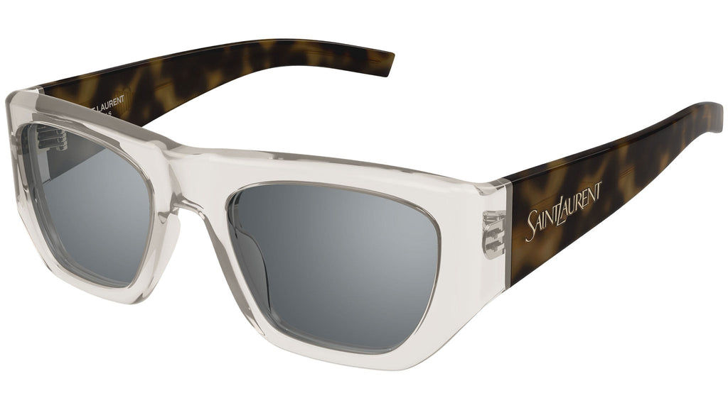 Occhiali da sole SAINT LAURENT SL740 Shiny transparent cream
