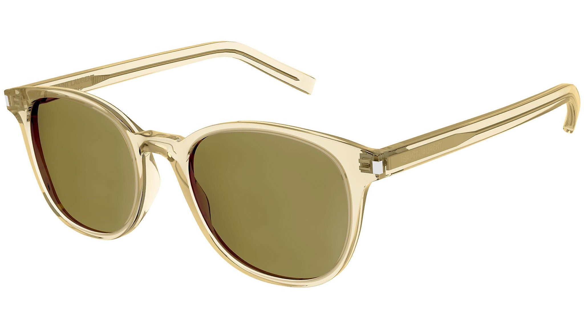 Occhiali da sole SAINT LAURENT SL527 Shiny transparent light yellow