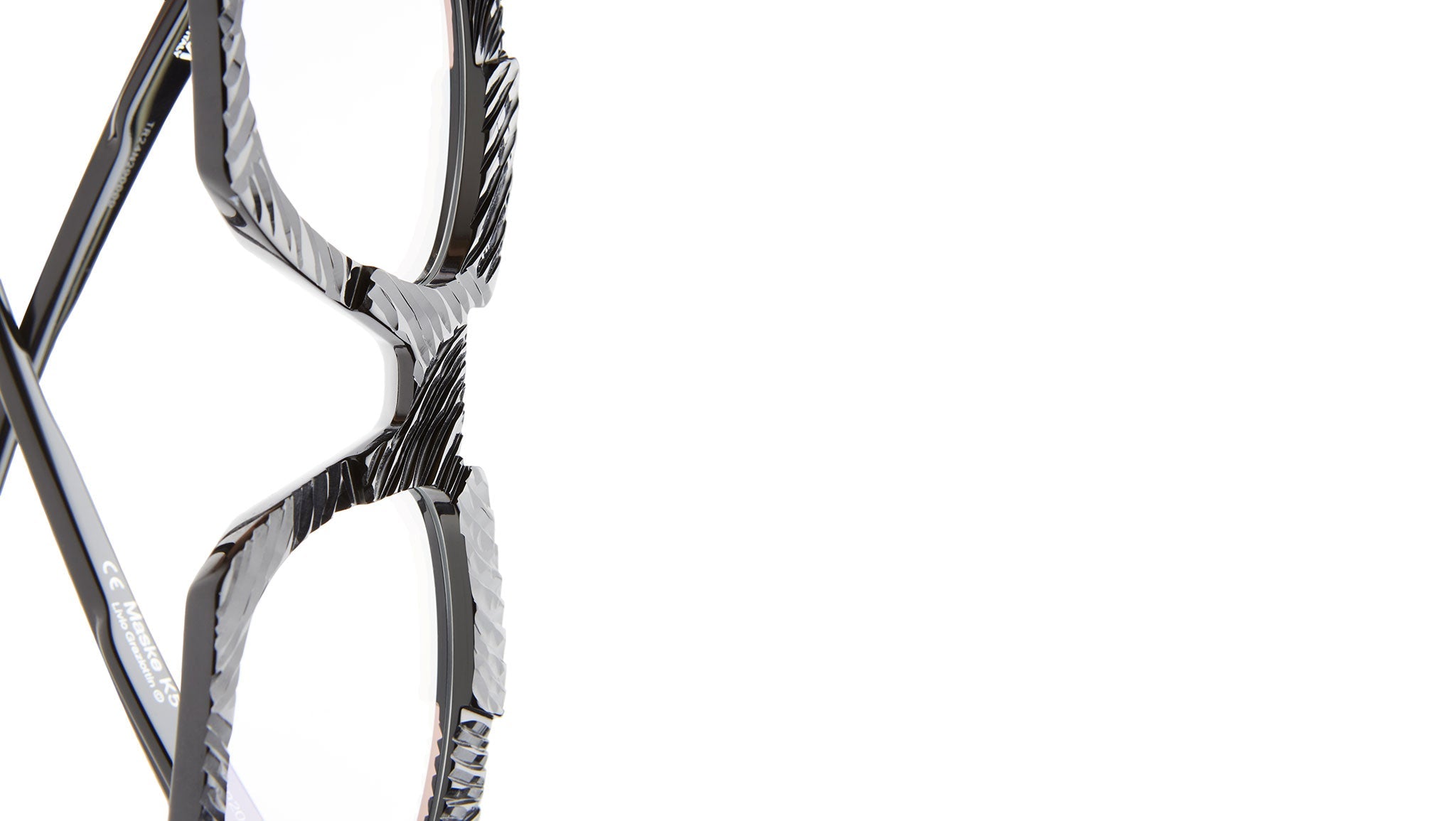 Occhiali da vista KUBORAUM K5 Tilted arc black shine