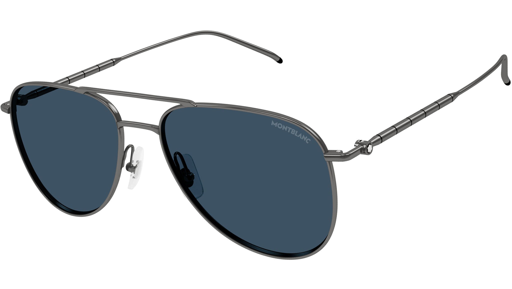 Occhiali da sole MONTBLANC MB0311S Shiny dark ruthenium