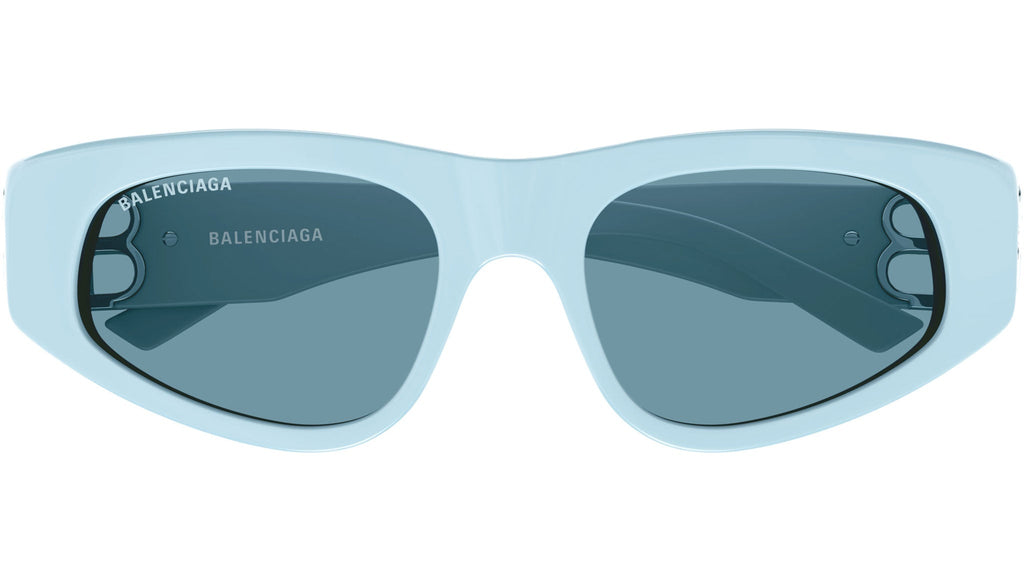 Occhiali da sole BALENCIAGA BB0095S Shiny solid porcelan blue