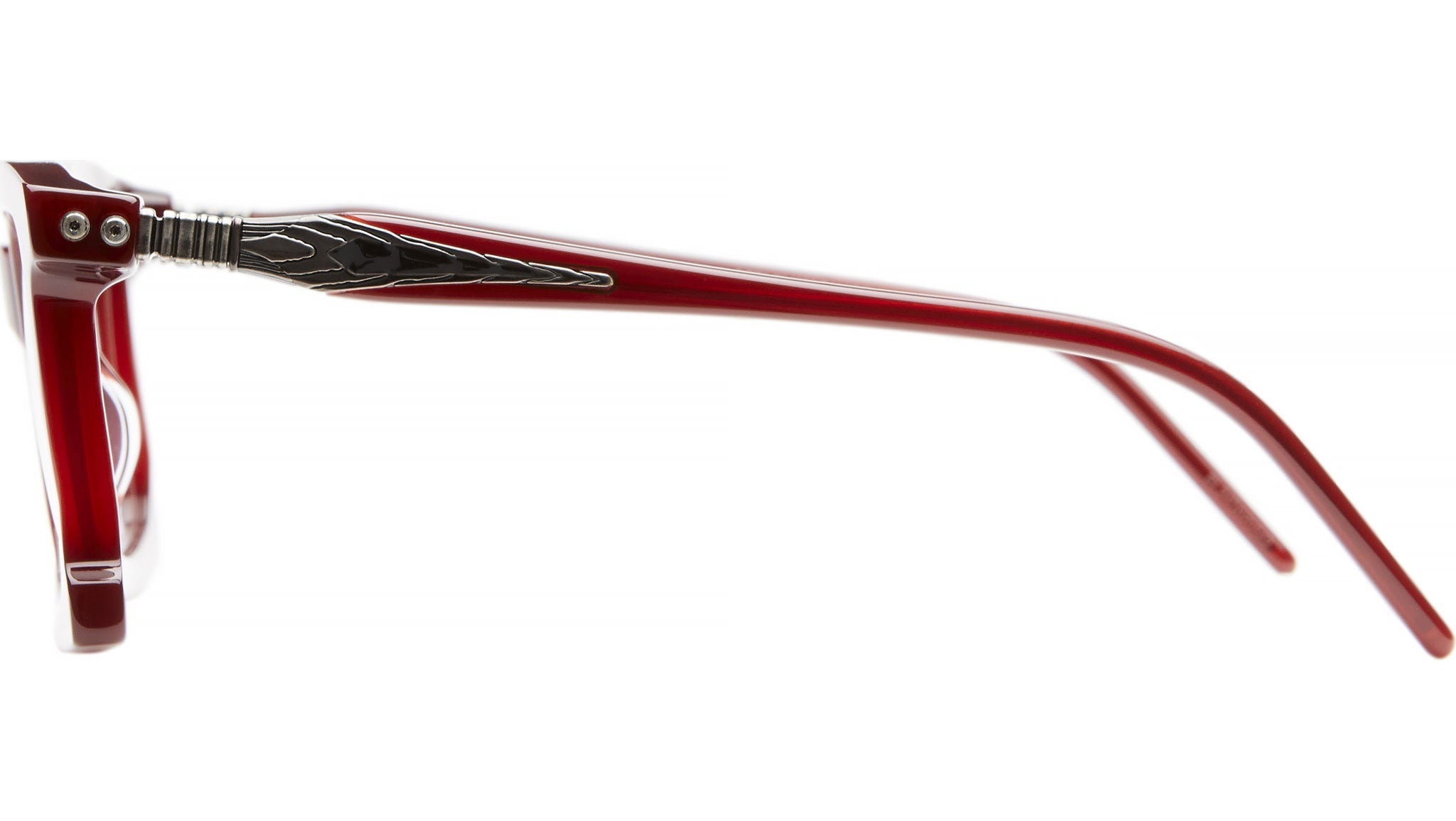 Occhiali da vista KUBORAUM D72 Bordeaux antique gunmetal