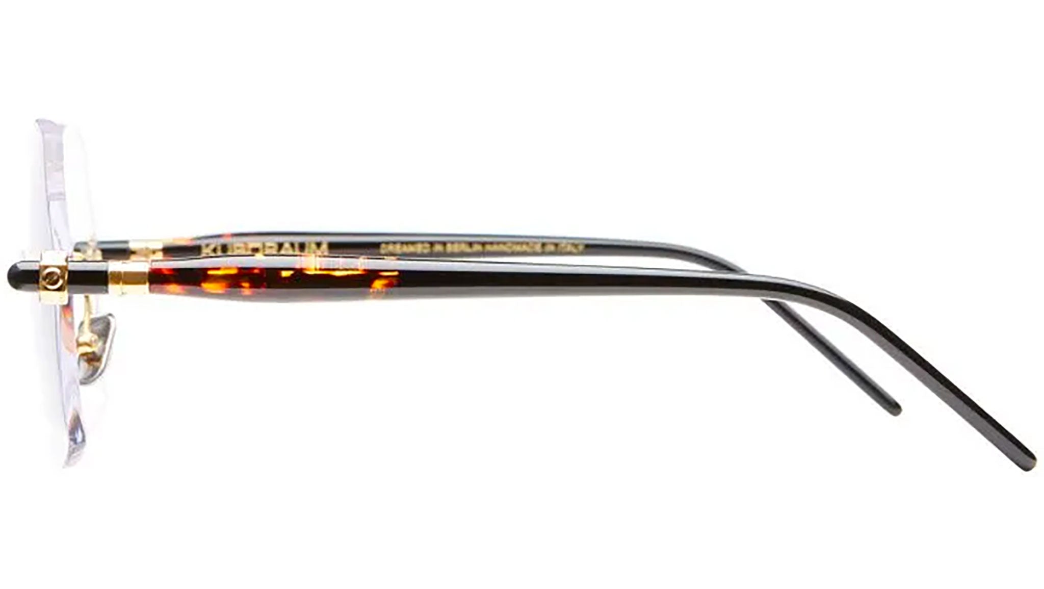Occhiali da vista KUBORAUM P59 Gold havana black shine