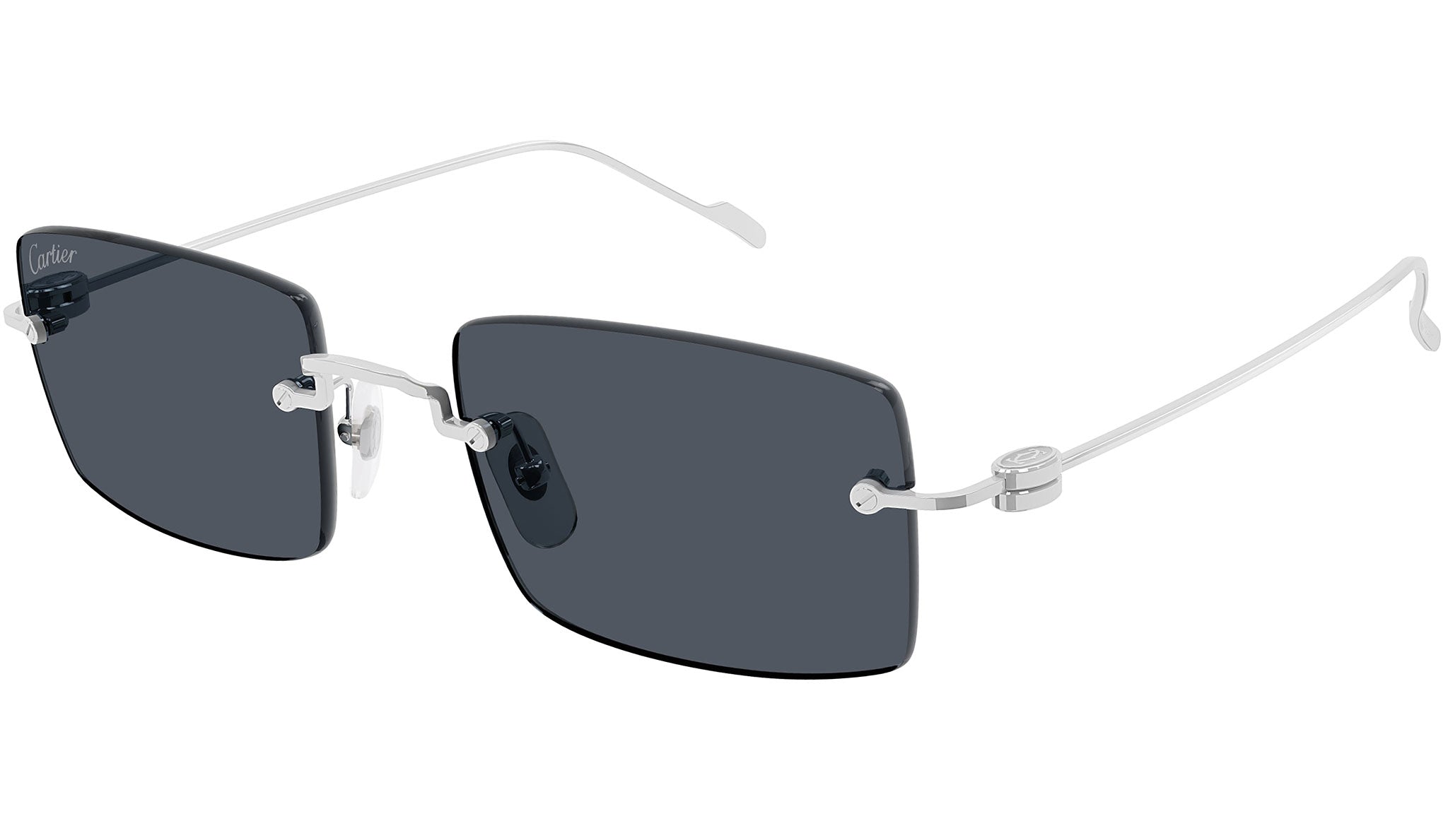 Occhiali da sole CARTIER CT0367S White solid gold