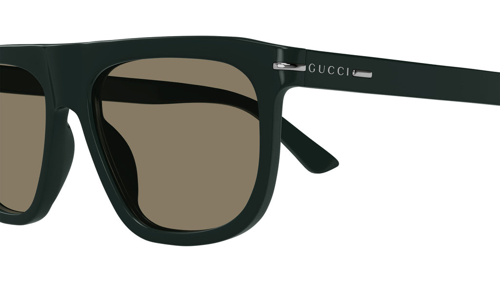 Occhiali da sole GUCCI GG1726S Shiny solid dark green