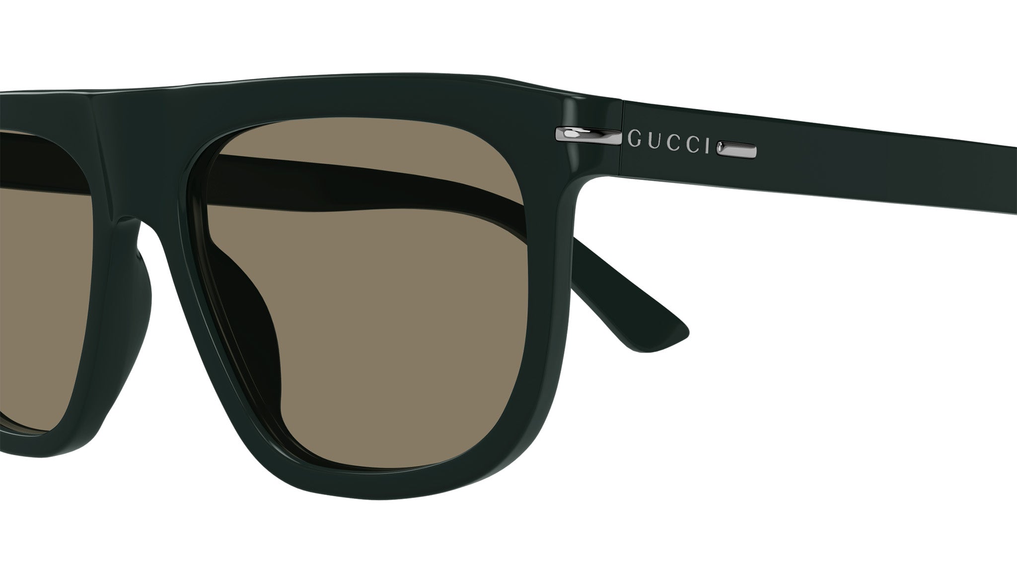 Occhiali da sole GUCCI GG1726S Shiny solid dark green
