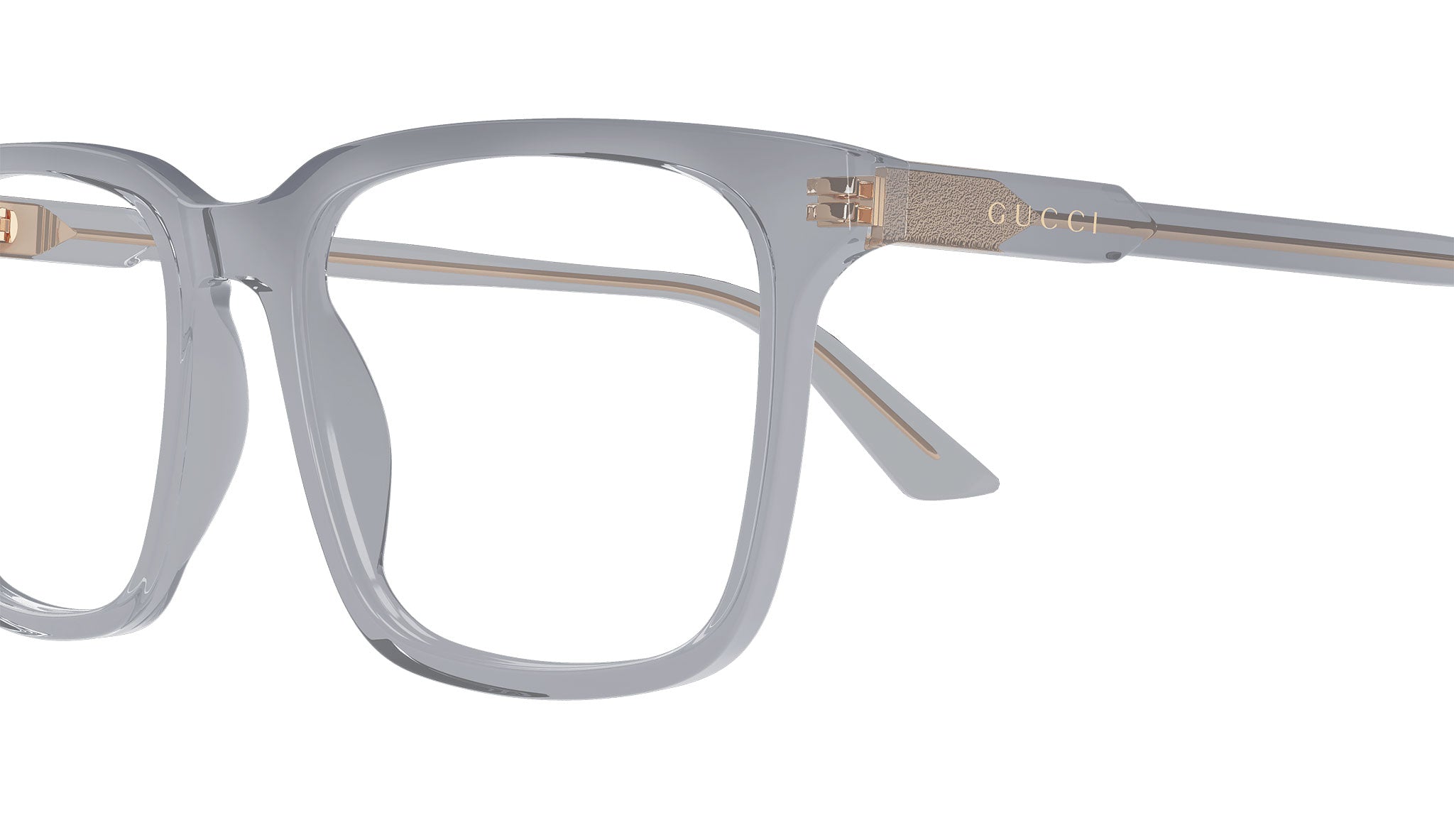 Occhiali da vista GUCCI GG1120O Shiny transparent denim blue