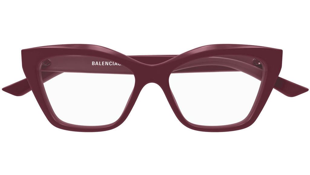 Occhiali da vista BALENCIAGA BB0342O Shiny solid burgundy