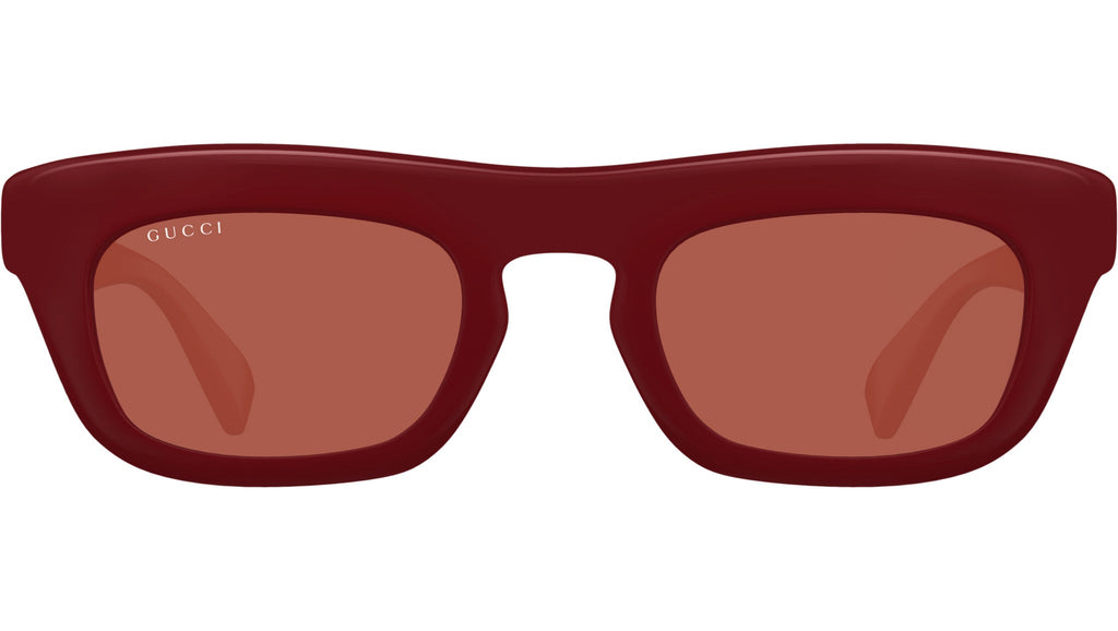 Occhiali da sole GUCCI GG1777S Shiny solid burgundy