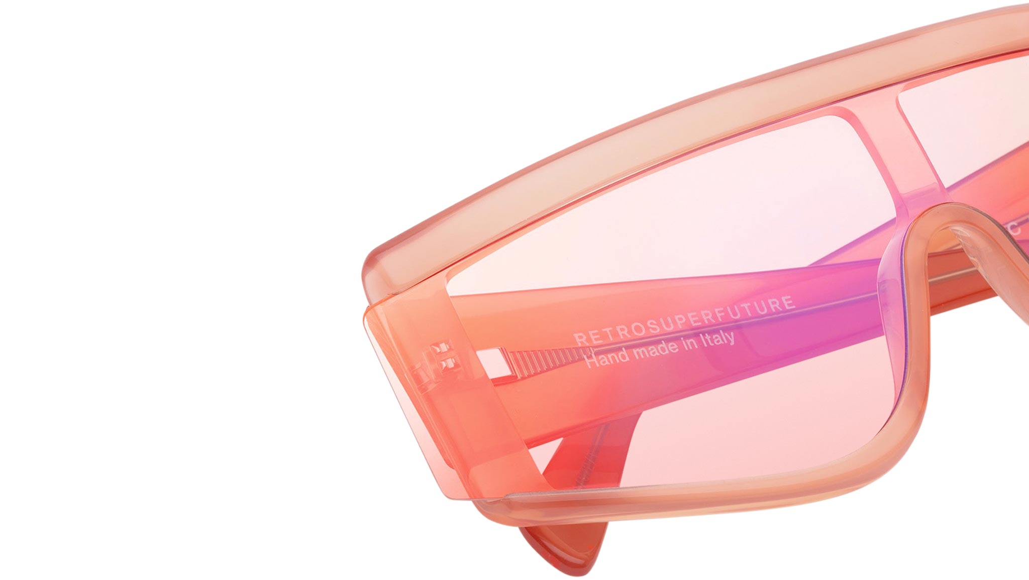 Occhiali RETROSUPERFUTURE Zed Colourful crystal peach