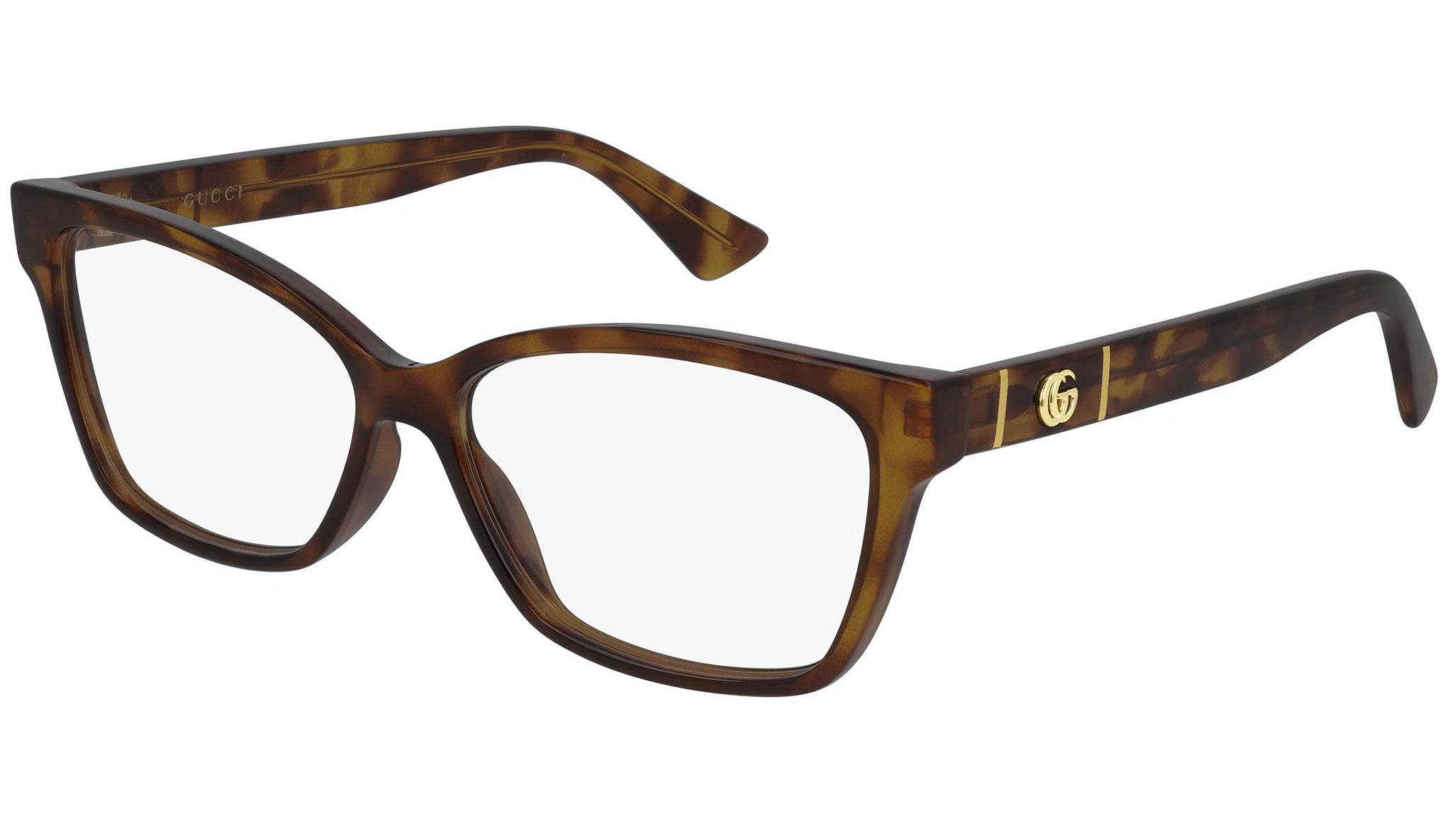 Occhiali da vista GUCCI GG0634O Shiny medium havana