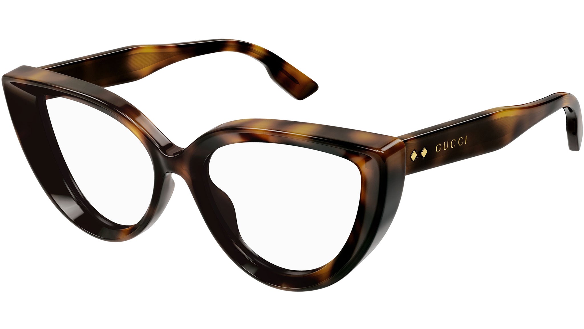 Occhiali da vista GUCCI GG1530O Shiny medium havana