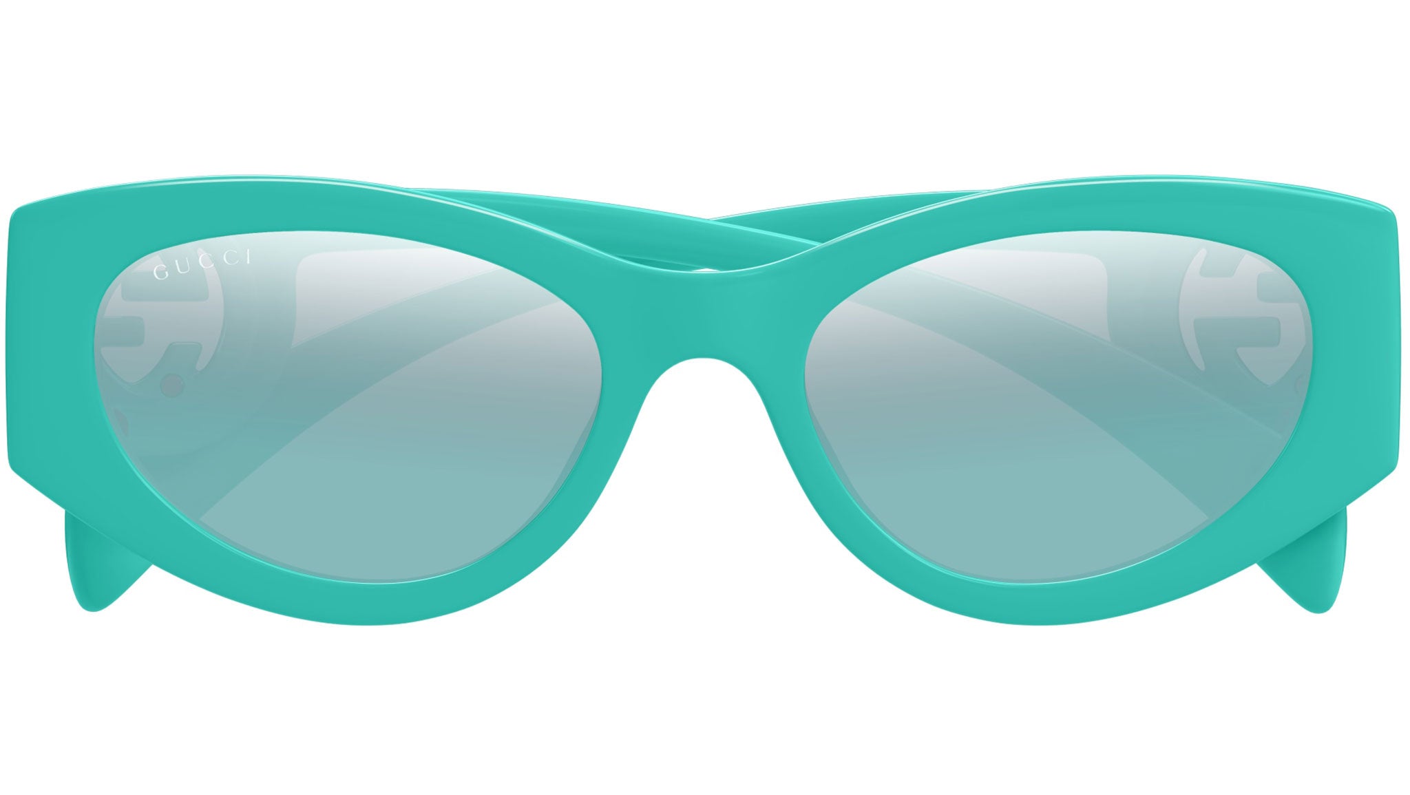 Occhiali da sole GUCCI GG1691S Shiny solid turquoise