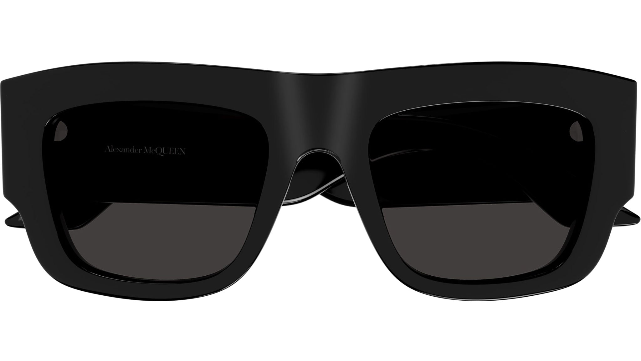 Occhiali da sole ALEXANDER MCQUEEN AM0449S Shiny solid black