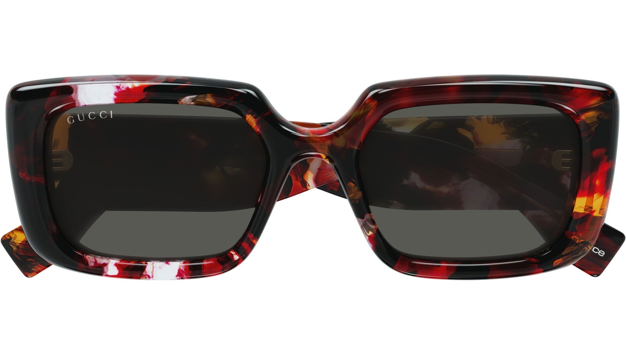 Occhiali da sole GUCCI GG1906S Shiny macro spotted burgundy havana