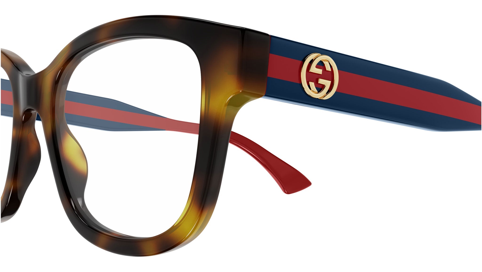 Occhiali da vista GUCCI GG1863O Shiny medium brown havana
