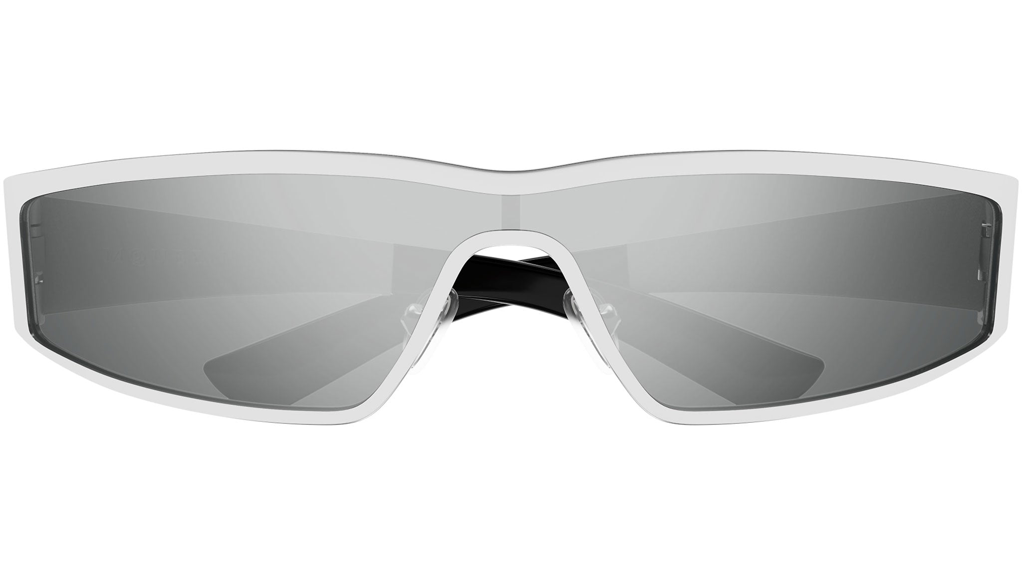 Occhiali da sole ALEXANDER MCQUEEN AM0491S Shiny silver