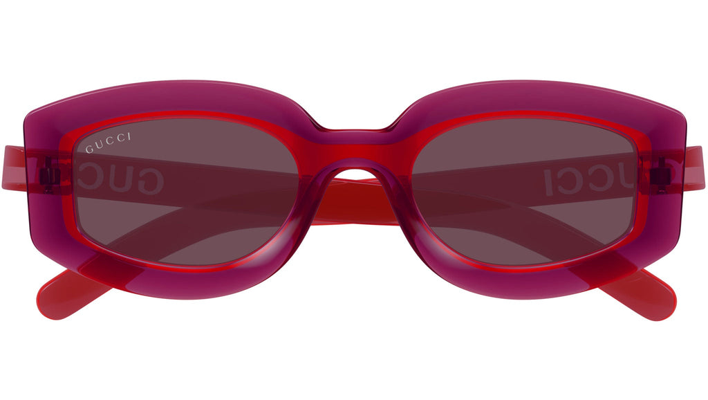 Occhiali da sole GUCCI GG1719S Shiny transparent red purple
