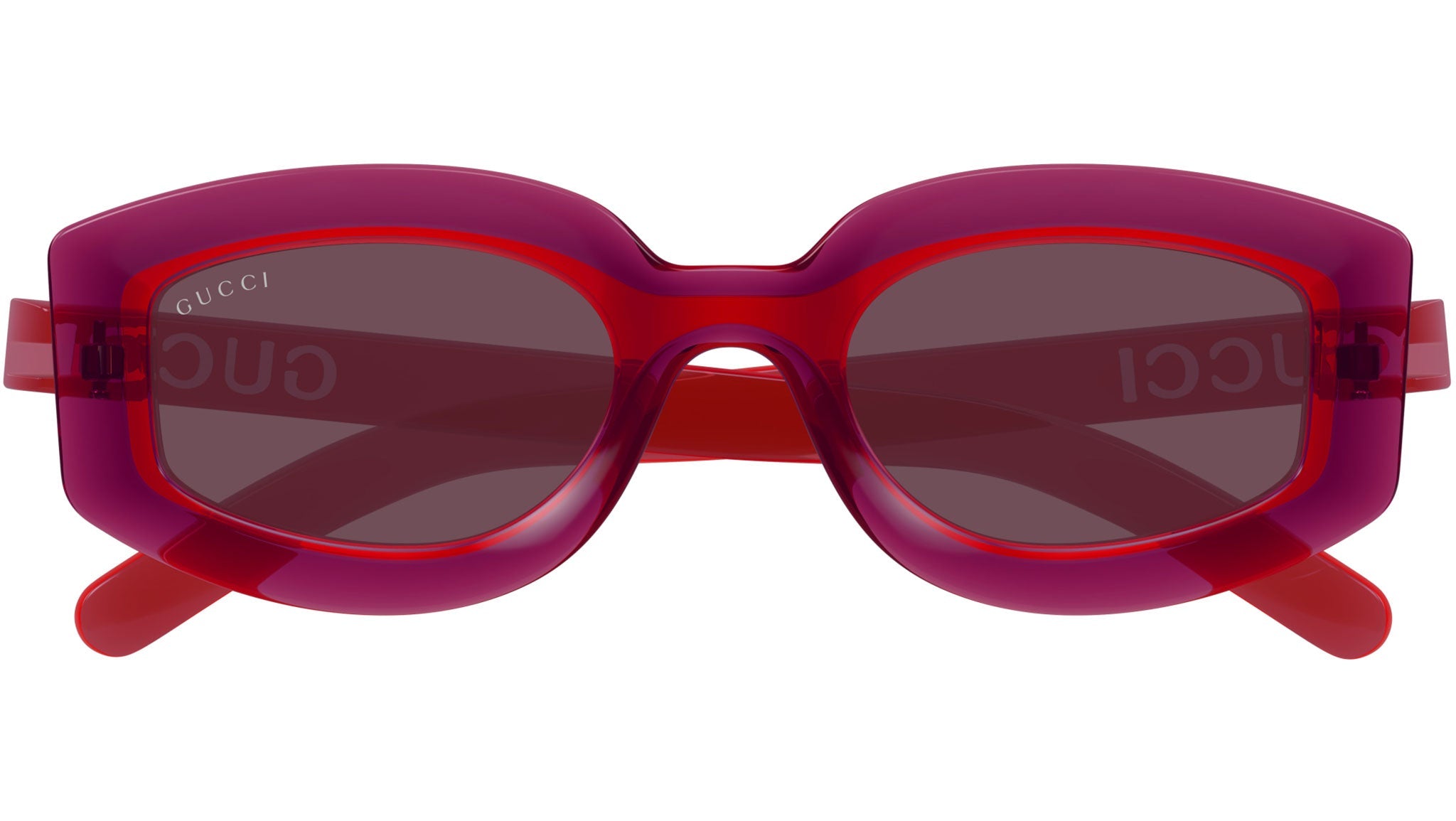 Occhiali da sole GUCCI GG1719S Shiny transparent red purple