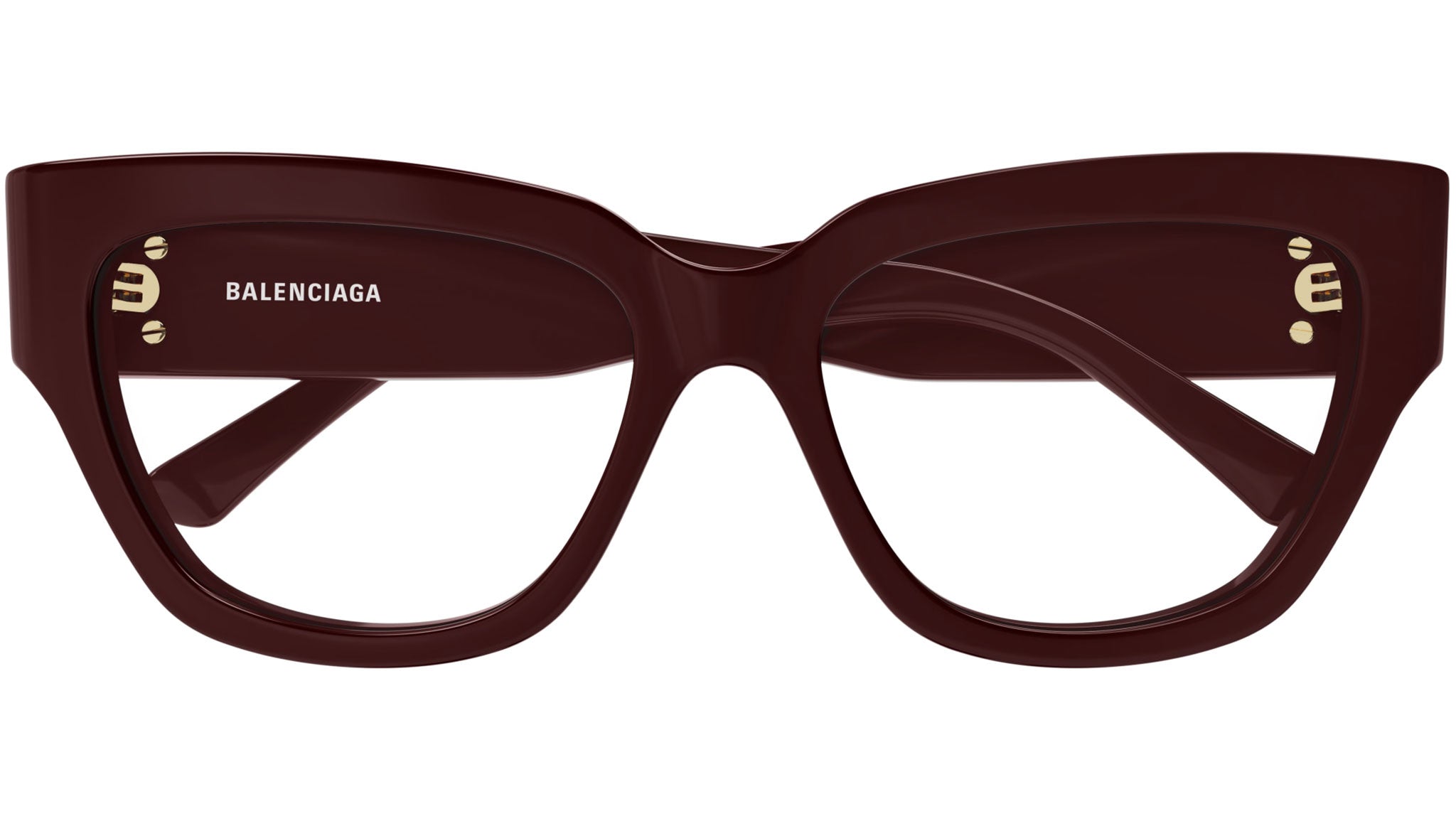Occhiali da vista BALENCIAGA BB0326O Shiny solid burgundy