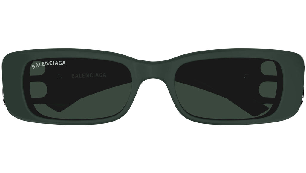 Occhiali da sole BALENCIAGA BB0096S Shiny solid dark green