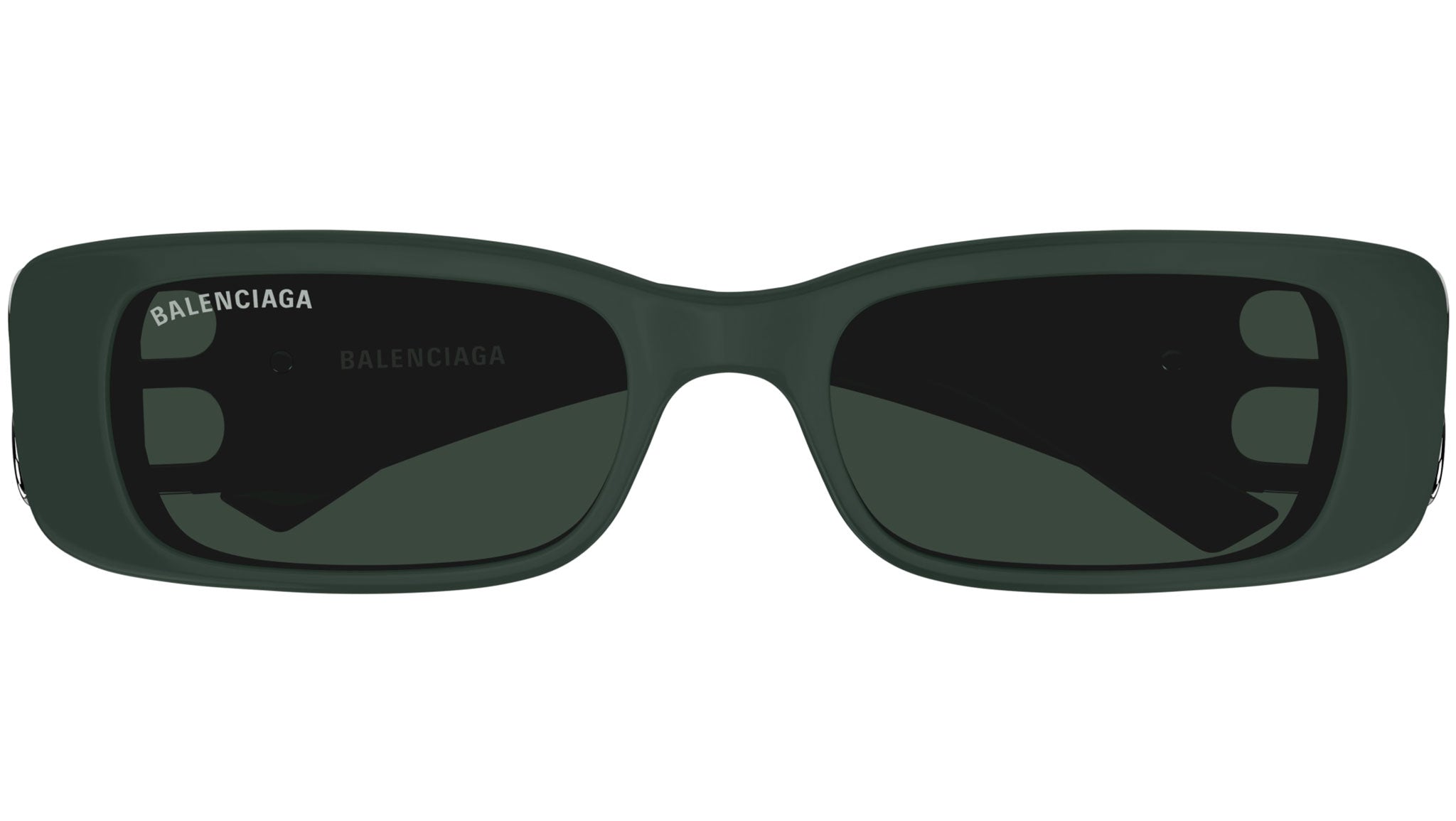 Occhiali da sole BALENCIAGA BB0096S Shiny solid dark green