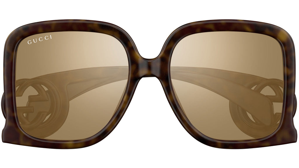 Occhiali da sole GUCCI GG1326S Shiny dark havana